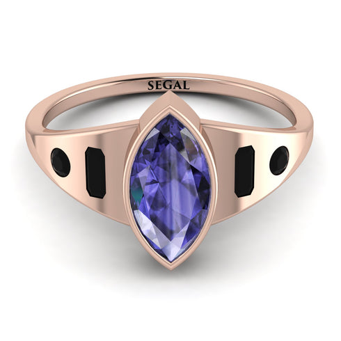 Marquise Bezel Tanzanite Ring - Juliana No. 208