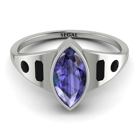 Marquise Bezel Tanzanite Ring - Juliana No. 209