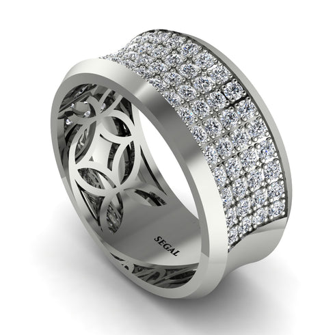 Diamond Filigree Pave Band - Briar No. 3