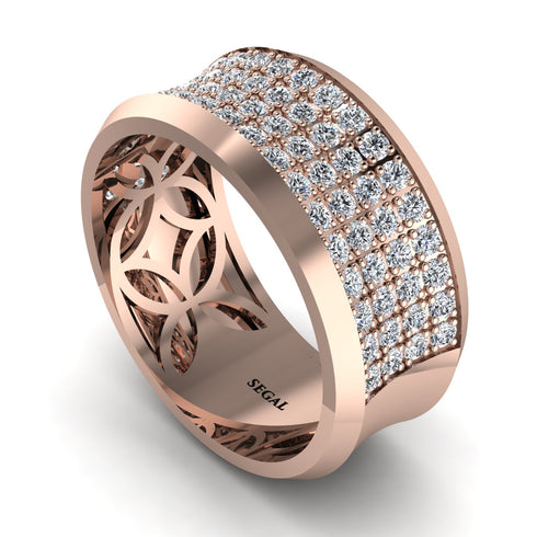 Diamond Filigree Pave Band - Briar No. 2