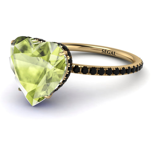 Heart Shape Peridot Ring - Noelle No. 707