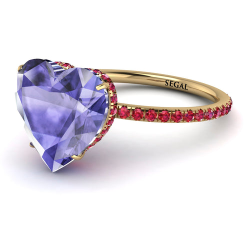 Heart Shape Tanzanite Ring - Noelle No. 210