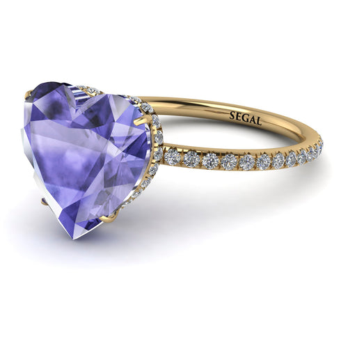 Heart Shape Tanzanite Ring - Noelle No. 201