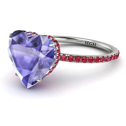 Heart Shape Tanzanite Ring - Noelle No. 212