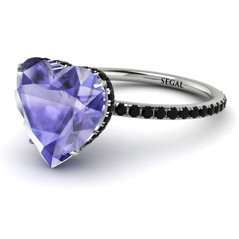 Heart Shape Tanzanite Ring - Noelle No. 209