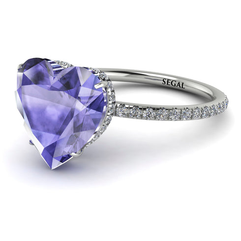 Heart Shape Tanzanite Ring - Noelle No. 203