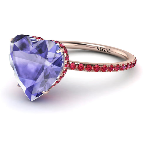 Heart Shape Tanzanite Ring - Noelle No. 211