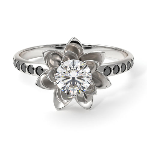 Lotus Flower diamond ring - Lotus no. 12