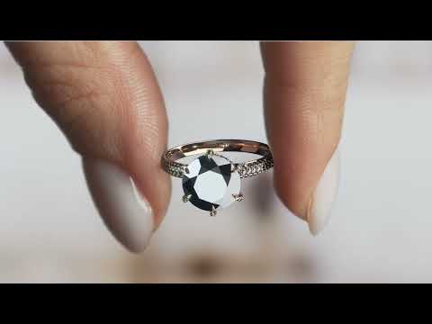 Natural Black Diamond Rings Engagement - Wedding Rings For Women & Men –  Segal Jewelry