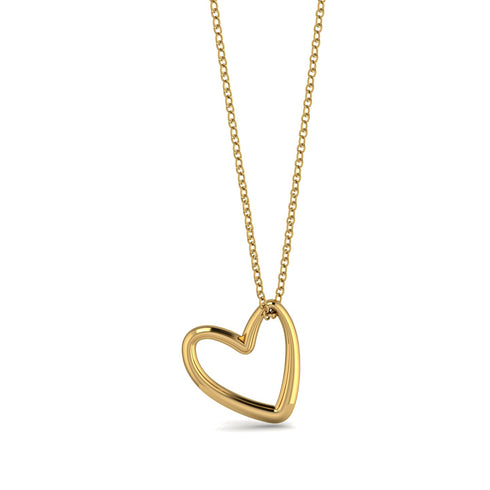 Gold Heart Necklace - Hallie No. 1