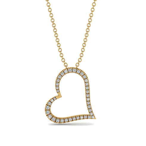 Diamond Heart Necklace - Claudia No. 1