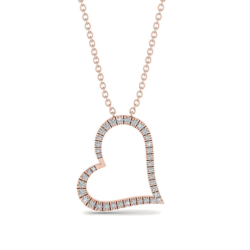 Diamond Heart Necklace - Claudia No. 2