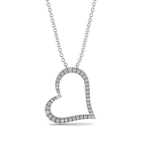 Diamond Heart Necklace - Claudia No. 3