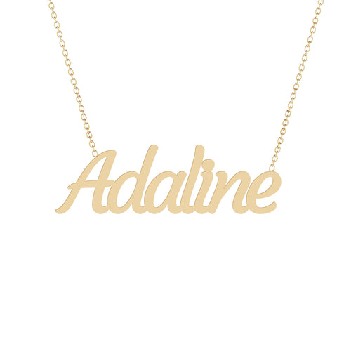 Gold Name Necklace - Adaline