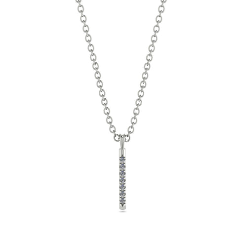 Diamond Stick Pendant - Kate No. 3