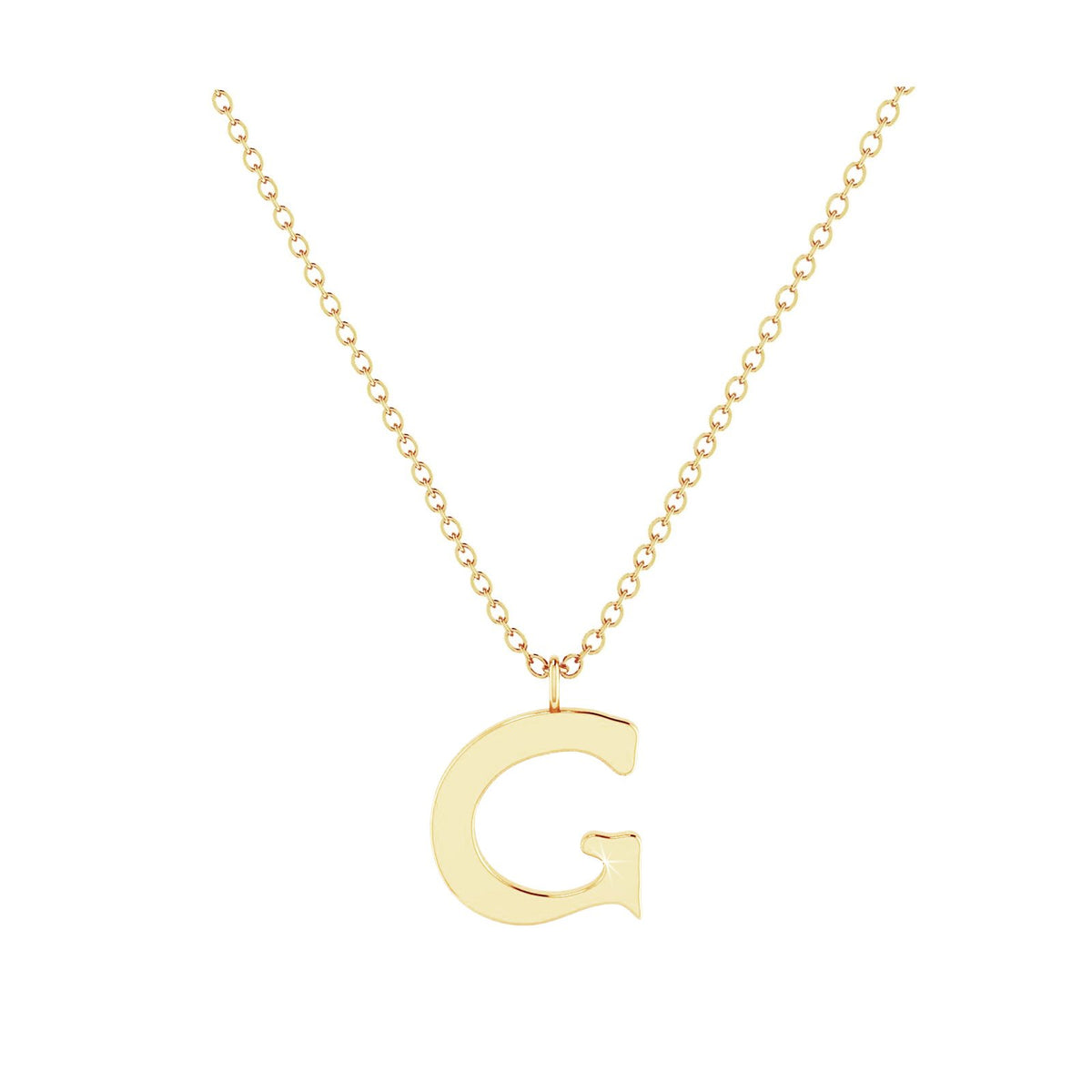 G - Letter Name Necklace Initial Necklace – Segal Jewelry