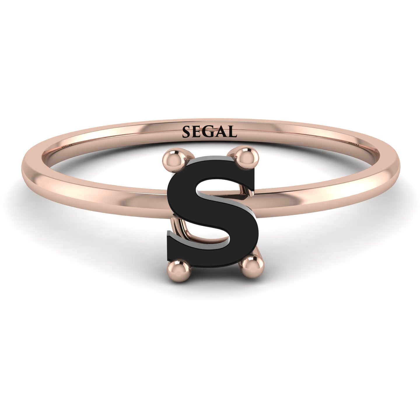 Buy 18Kt Diamond Initial 'S' Alphabet Ring For Girls 148VU4438 Online from  Vaibhav Jewellers