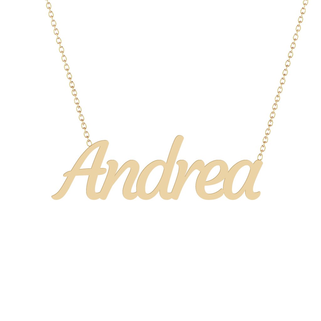 Segal Jewelry Letter Name Necklace