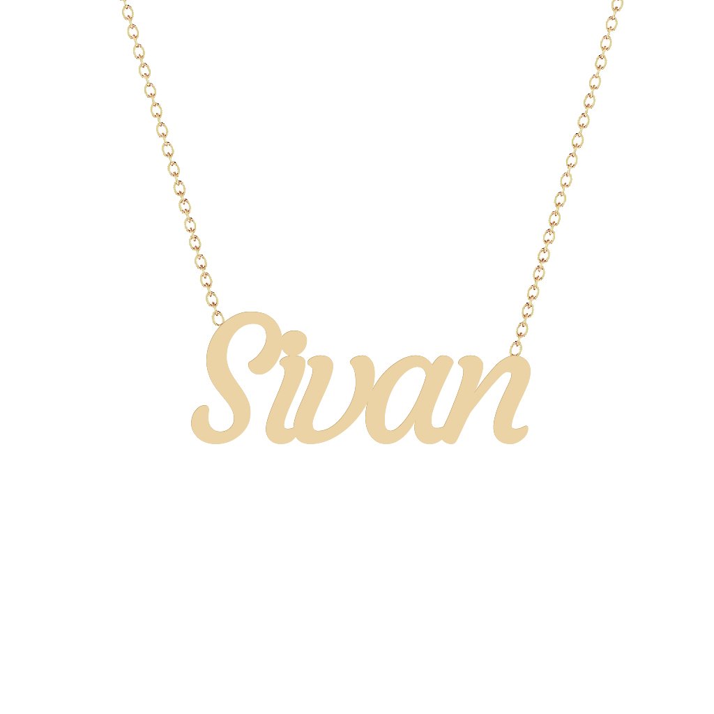 Segal Jewelry Letter Name Necklace