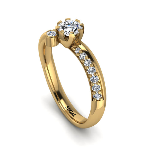 Delicate Diamond Engagement Ring - Karen No. 1