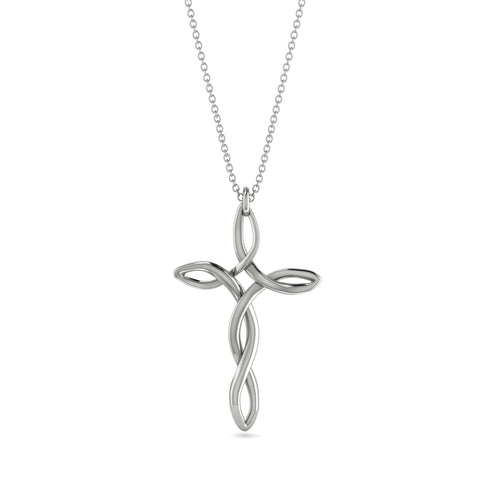 Swirl Cross Necklace - Luke No. 3